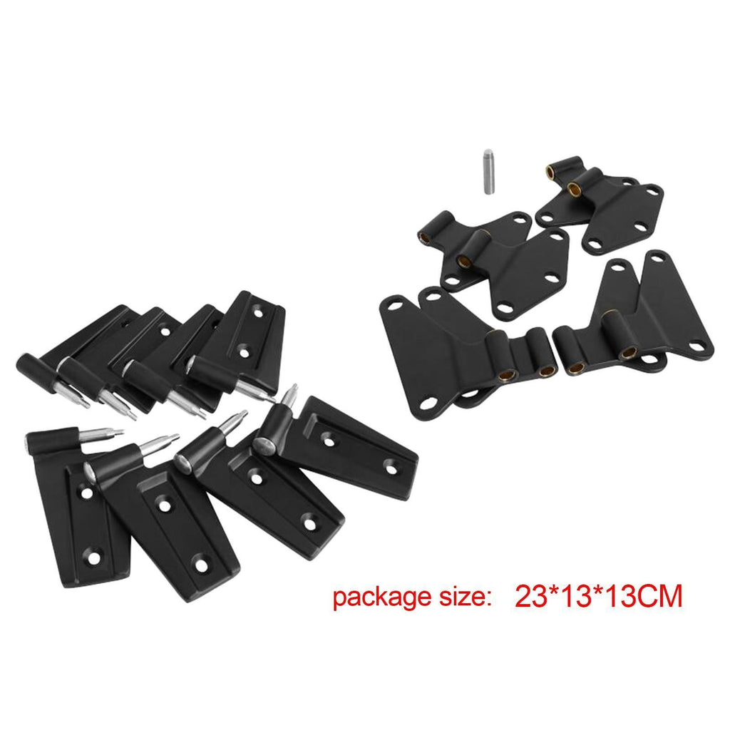 Door Hinges Set 20089 20090 Replace for Jeep Wrangler JK 2007-2018