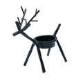 4 Metal Reindeer Tea Light Candle Holders Iron Decoration for Party Dining Table