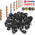 Ring Insulators x 100 - Electric Fencing Fence Screw In For Wooden Posts Wire