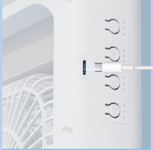 Plug-in Portable Mist Spray Fan With Night Light Function