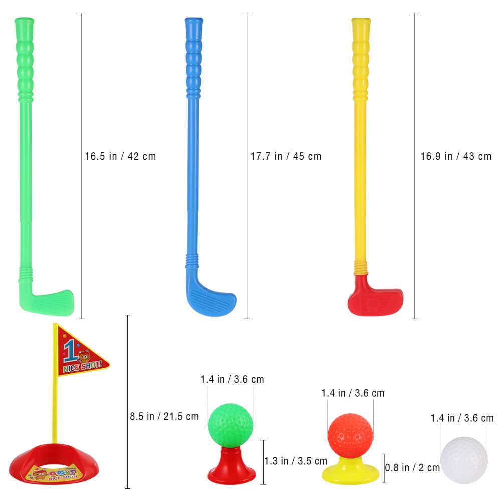 Sweat Suit Kids Golf Clubs 3-5 Toddler Sports Set Parent-child