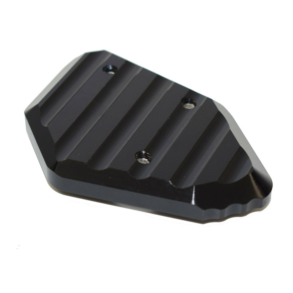 Kickstand Side Stand Extension Puck Plate Pad Black For BMW F800S F800ST F800GT