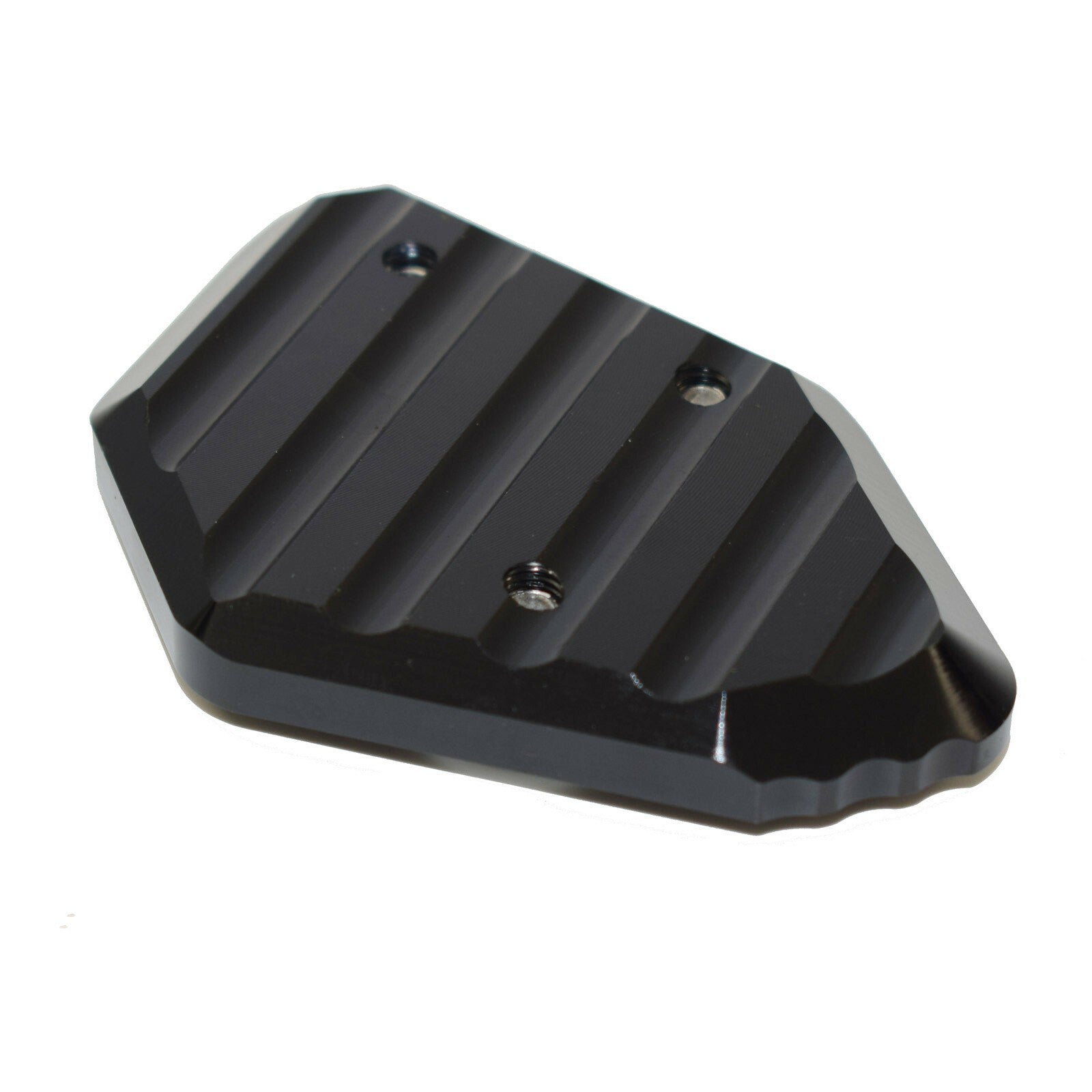 Kickstand Side Stand Extension Puck Plate Pad Black For BMW F800S F800ST F800GT