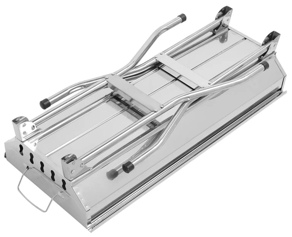 STAINLESS STEEL PORTABLE FOLDABLE BBQ CAMPING GRILL STOVE PICNIC TRAVEL FOLD