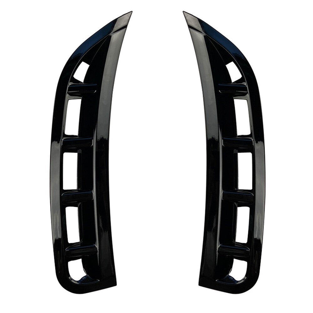 For Benz GLE GLE450 W167 Glossy Black Front Bumper Spoiler Side Air Intake Cover