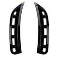 For Benz GLE GLE450 W167 Glossy Black Front Bumper Spoiler Side Air Intake Cover