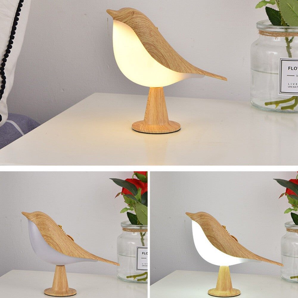 Modern Magpie Bird LED Table Lamp Bedside Night Light for Bedroom Decor Lighting