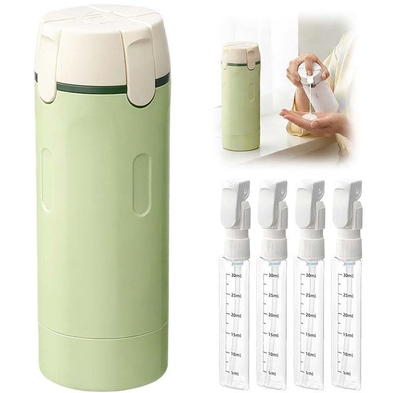 Portable 30ML Travel Toiletry Bottles 4 Pack 4 In 1 Dispenser Container