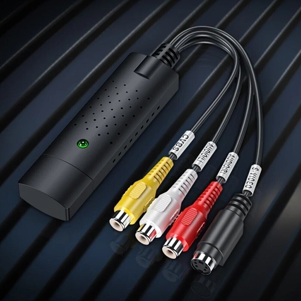 Transfer Video Recordings from VCR TV to Computer with USB Capture Card UK