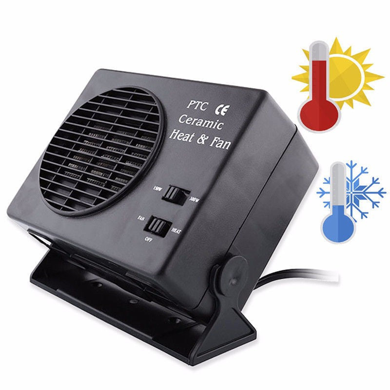 300W/150W DC 12V Switch Ceramic Car Fan Heater Heating Warmer Defroster Demiste