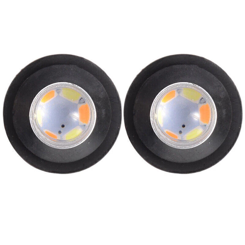 2x 1156 P21W S25 BA15S 42LED Switchback White DRL Amber Turn Signal Light