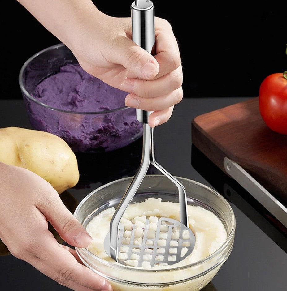 Potato Masher Stainless Steel Press Professional Vegetable Crusher Thick Durable