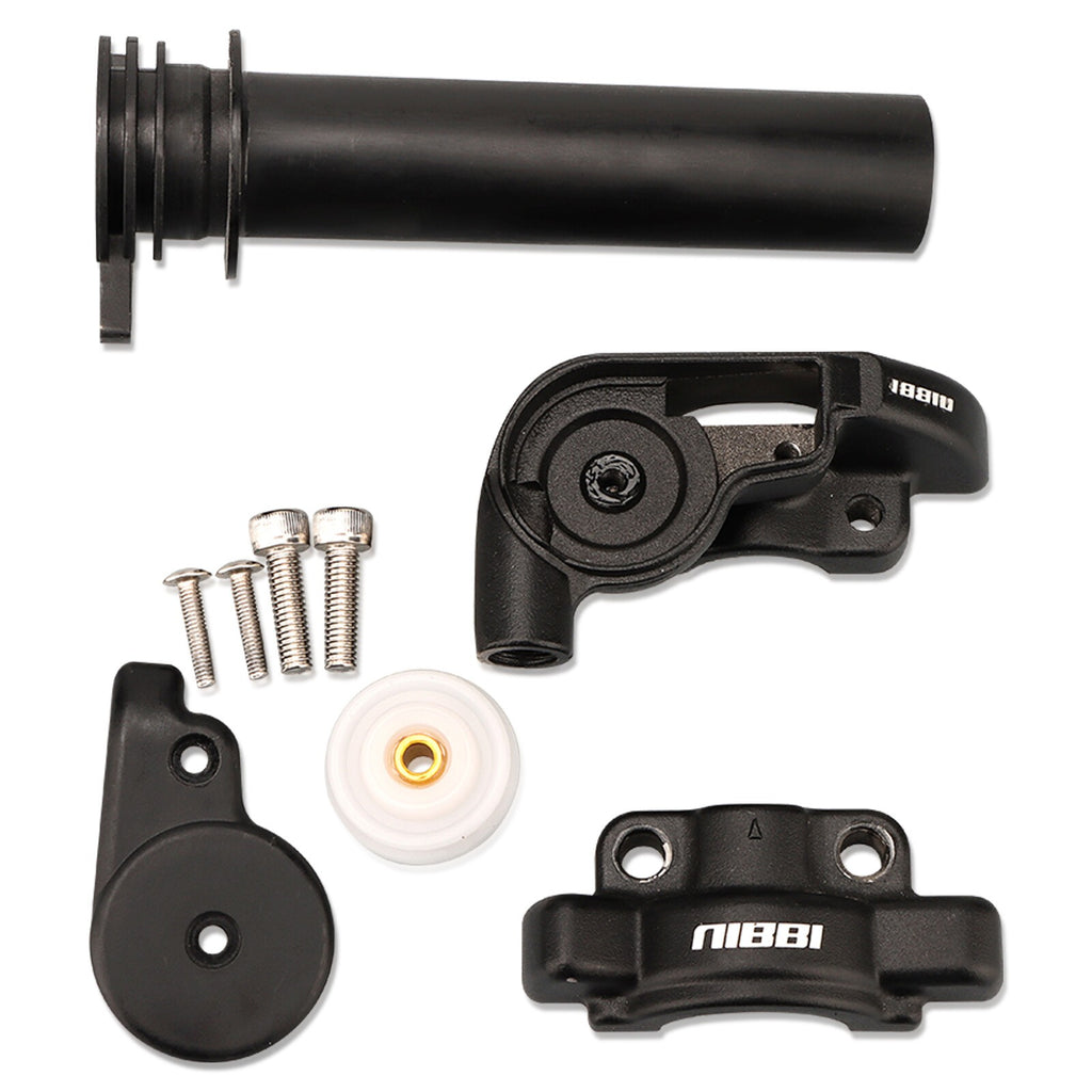 NIBBI 7/8'' Black Quick Action Throttle Twist Grip For Motorcycle Pit Dirt Bike
