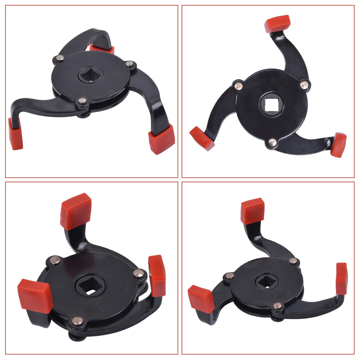 3 Jaw Oil Filter Wrench Oil Filter Removal Tool Non-slip Adjustable Universal