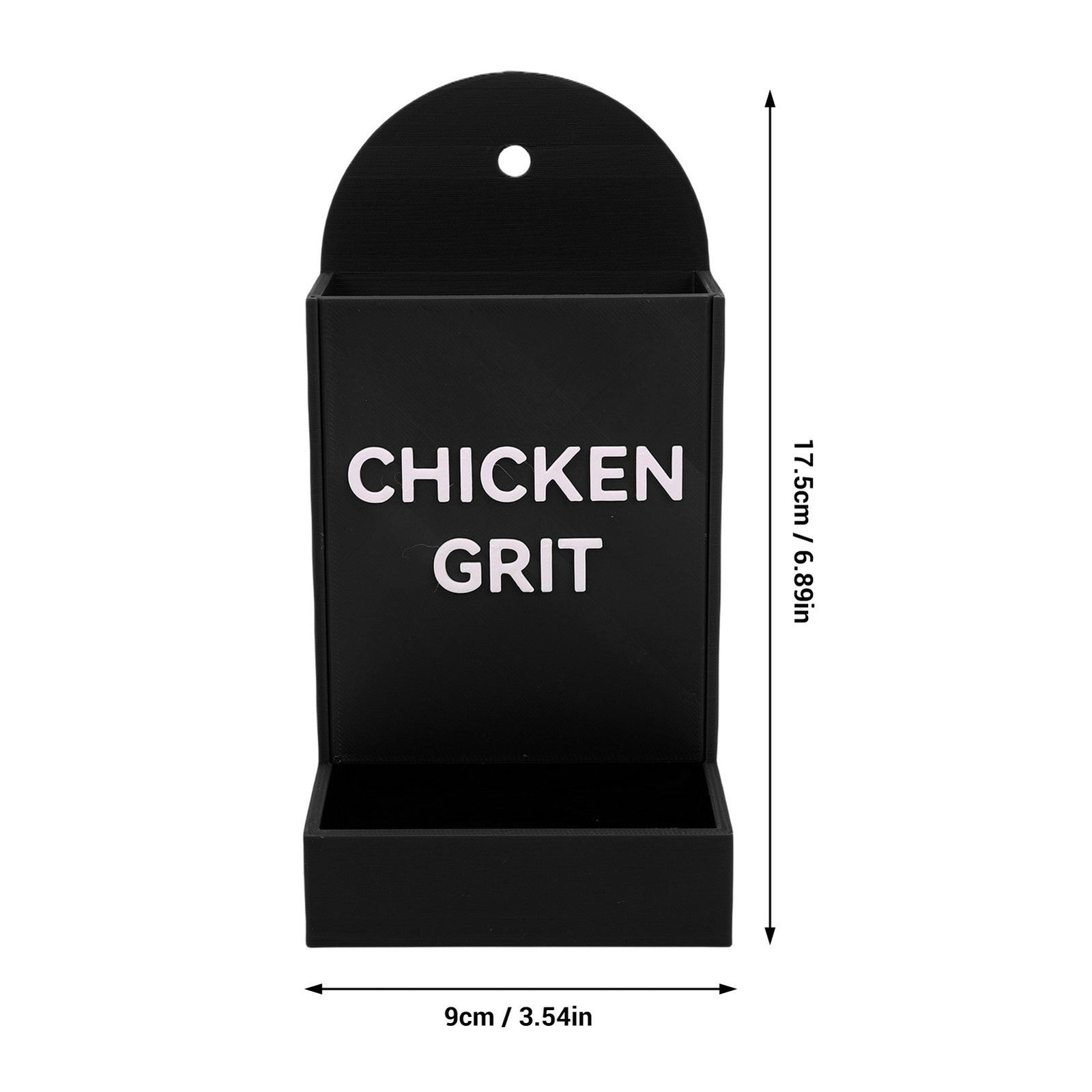 Chicken Grit Feeder Corner Hanging Feeding Device Trough Automatic Gravity