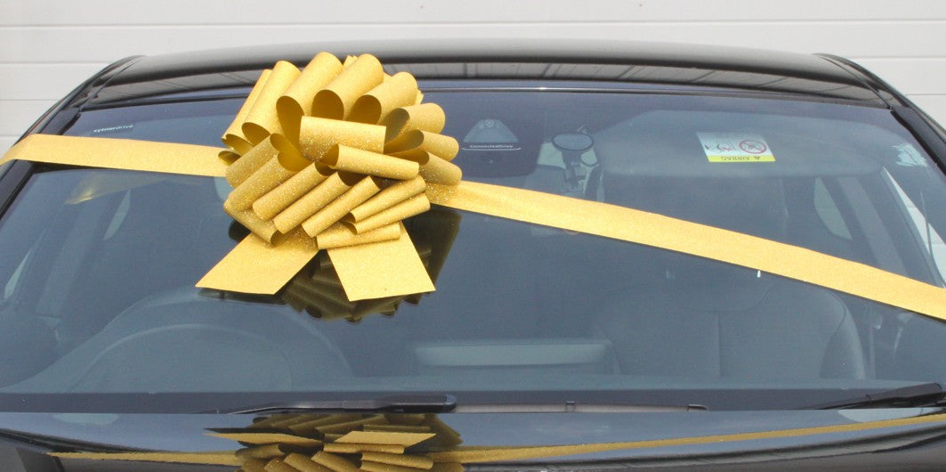 BIG CAR BOW - Giant, Extra Large Bow for Cars, Birthday Presents, XMAS Gifts