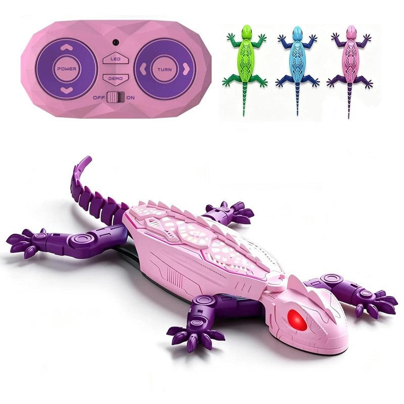 Remote Control Climbing Gecko Toy for Cats,Climbing Gecko Cat Toy Climb The Wall