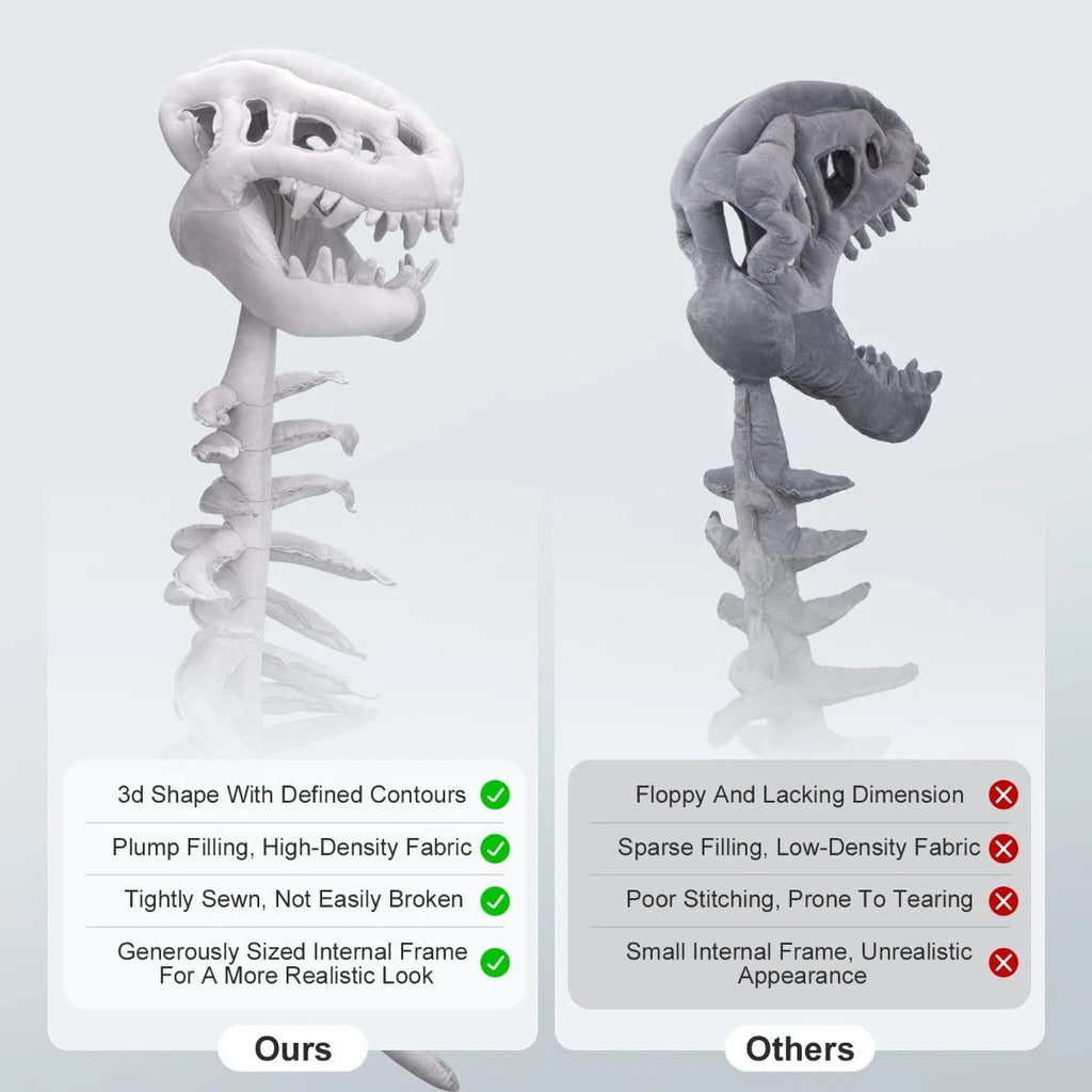 Dinosaur Skeleton Costume for Children 3D Funny Hat for Carnival Performance