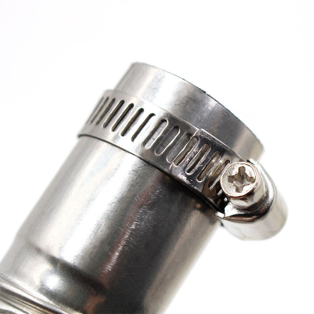 24mm Elbow Pipe Air Diesel Heater Exhaust Connector w/Clamps For Diesel Heater