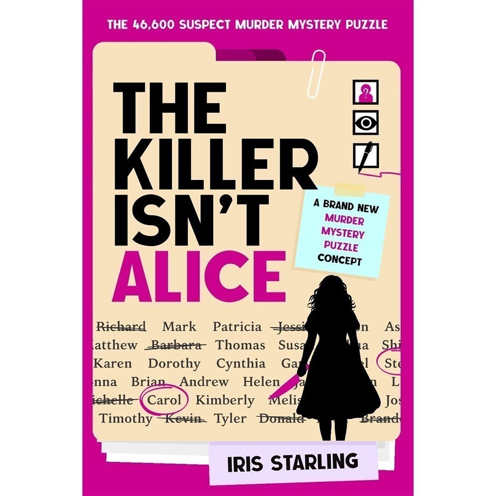 NEW The Killer Isn't Alice: the 46,600 Suspects 18 Clues Murder Mystery Puzzle*
