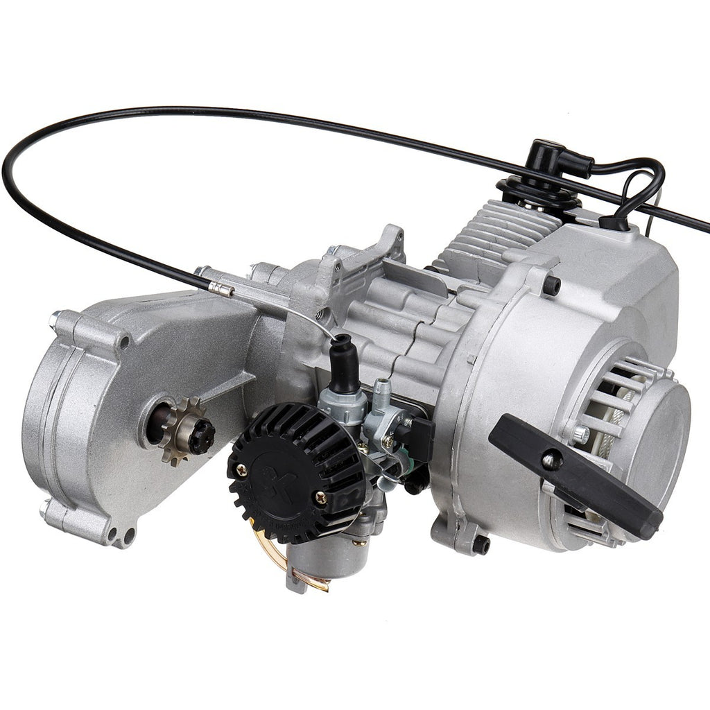 49CC 50CC 2-Stroke Pull Start Engine Motor W/ Auto CDI & Throttle Handle