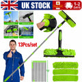 Telescopic Extendable Window Cleaner Equipment Glass Cleaning 4.5m Squeegee Tool