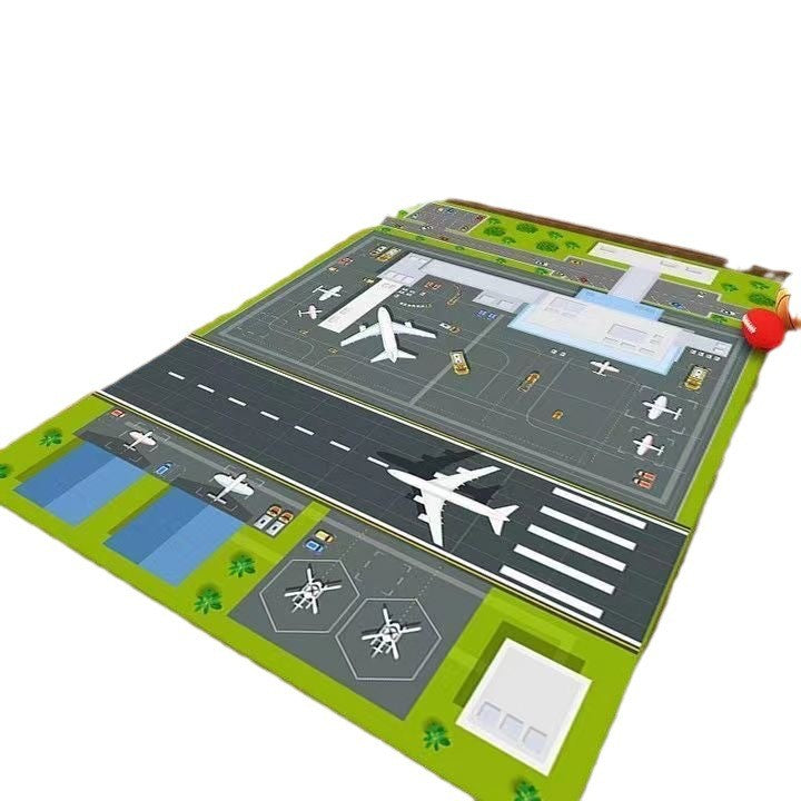 Airport Carpet Bedroom Decor Kids Entertainment Carpet Anti-Slip Doorway Carpet