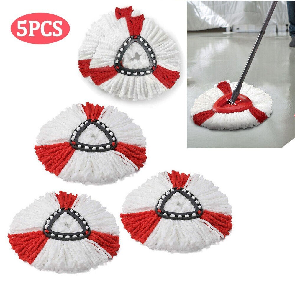 5*Replacement for Vileda Mop Heads Refill Turbo Microfibre Spin Mop Easy Wring