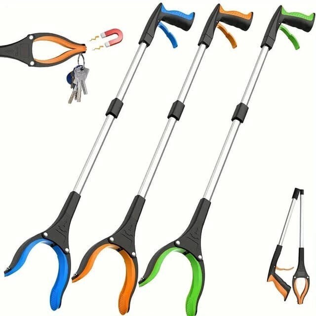 Heavy Duty Grabber Tool Industrial Pick Up Stick Hand Grip Reach Trash reacher