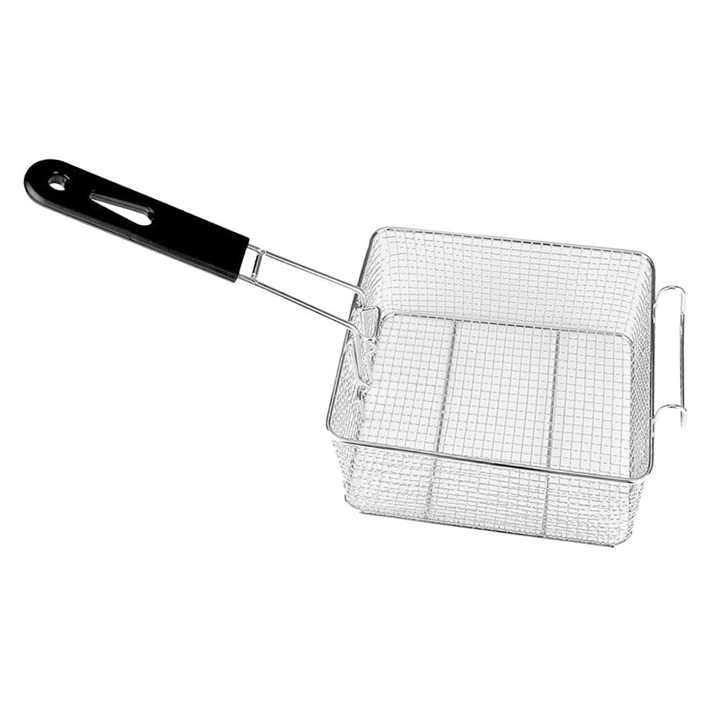 Stainless Steel Fry Basket Square Wire Mesh French Chip Frying Serving Food