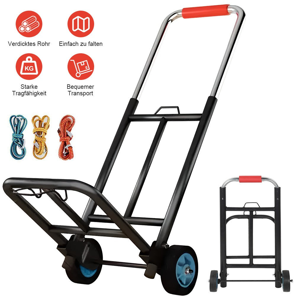Heavy Duty Folding Lightweight Hand Sack Trolley Cart Wheel Truck Barrow UK NEW