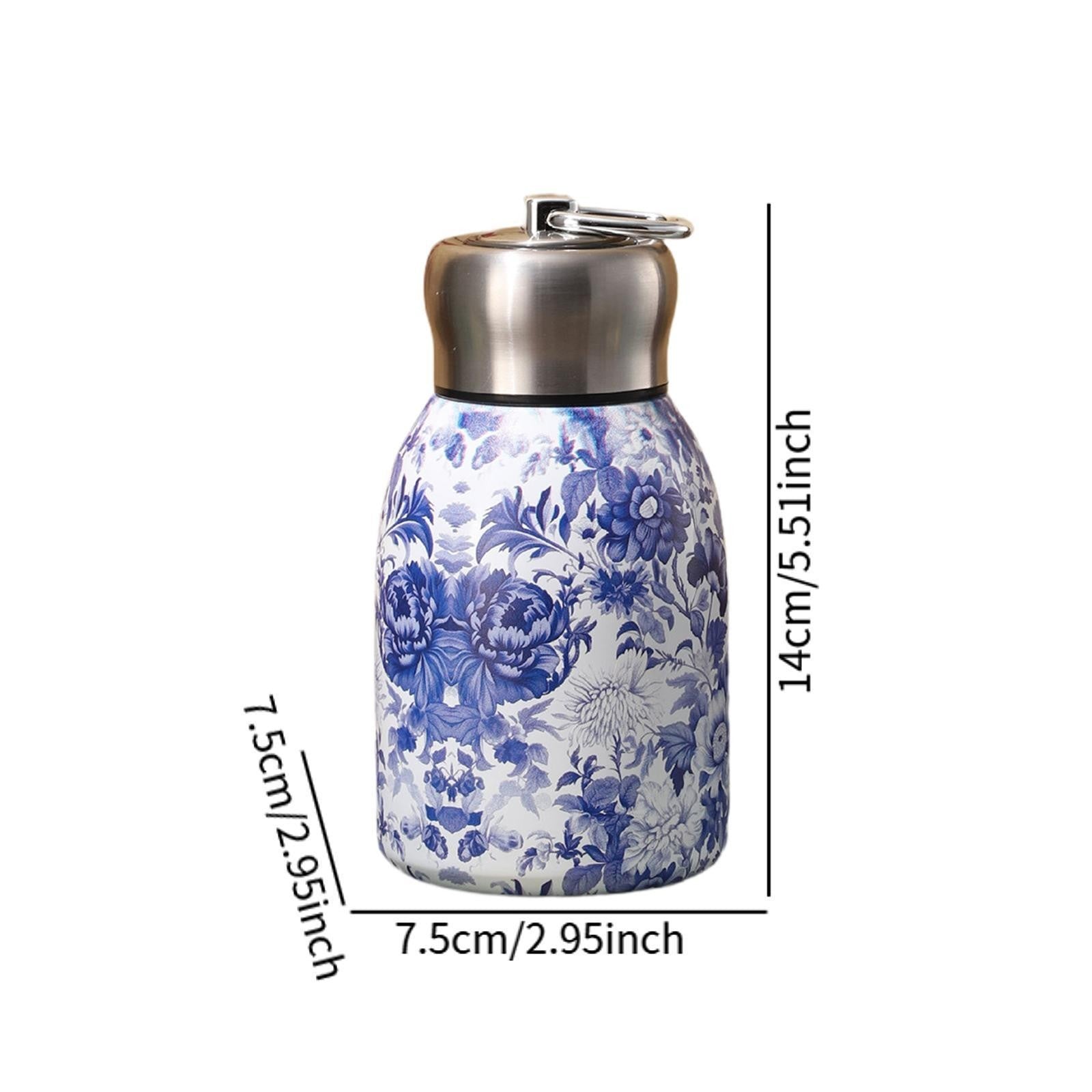 304 Stainless Steel Water Bottle 300ml Coffee Mug Outdoor Travel Office