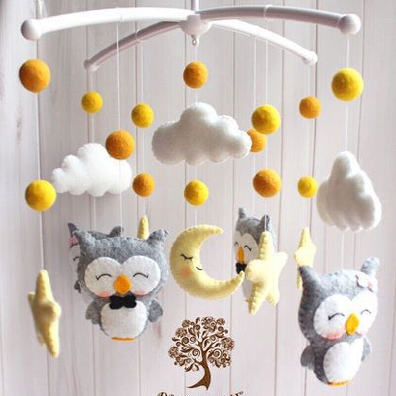 Baby Crib Mobile Bed Bell Toy Holder DIY Gift Arm Bracket Hanging Toy Cot