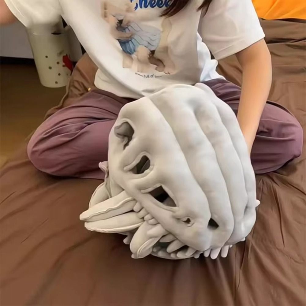 Large Size Huge Dinosaur Skeleton Plush Toys Sleeping Cushion Anime Game Gift