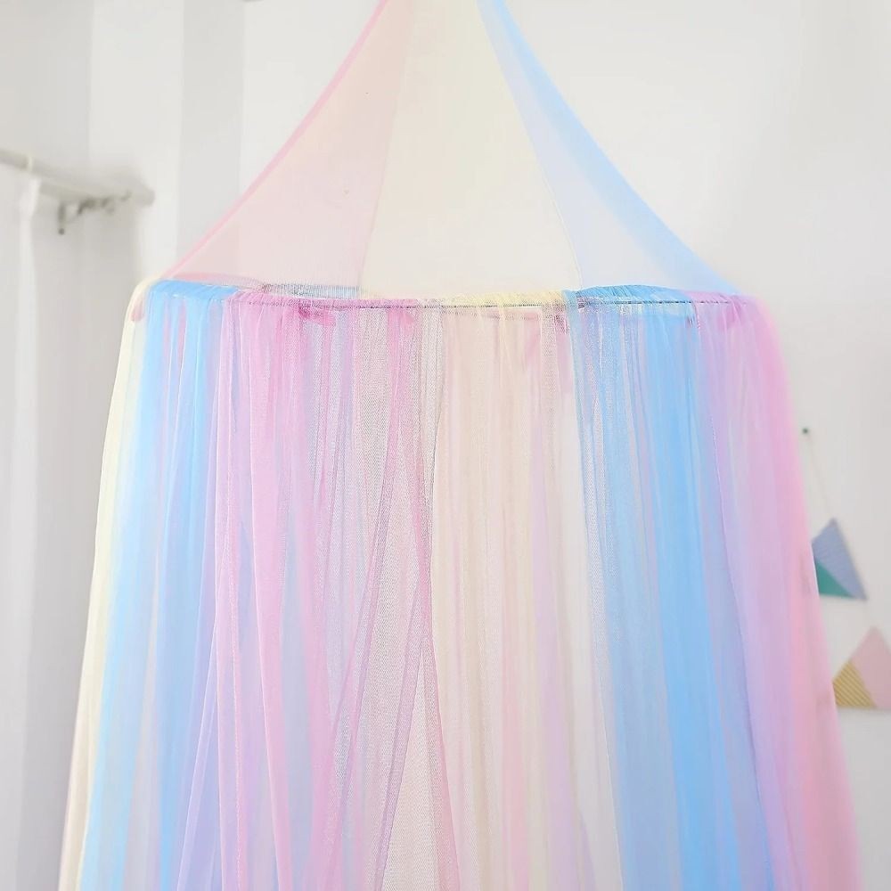 Canopy Dome Mosquito Net Rainbow Color Bed Tent Bed Netting Canopy Home Decor
