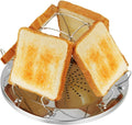 Camping Toaster 4 Slice Folding Gas Toaster, Camping Mini Toaster for Gas Stoves