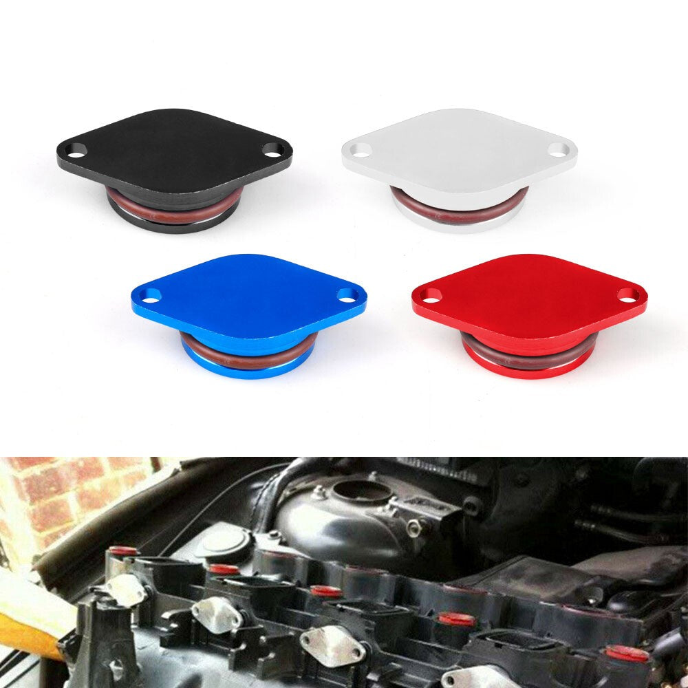 6x 33mm Car Swirl Flap Flaps Removal Blanks Plugs Kit for BMW M57 Black