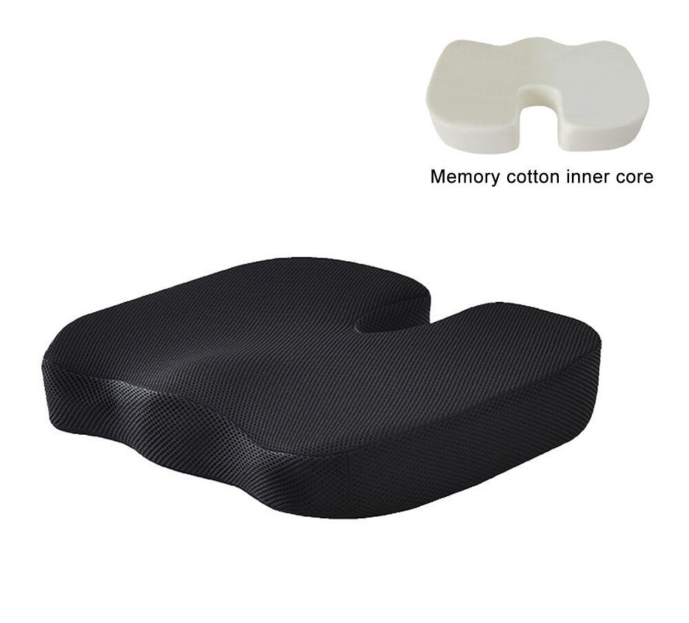Cushion Seat Pillow Orthopaedic Coccyx Back Pain Relief Memory Foam Office Chair