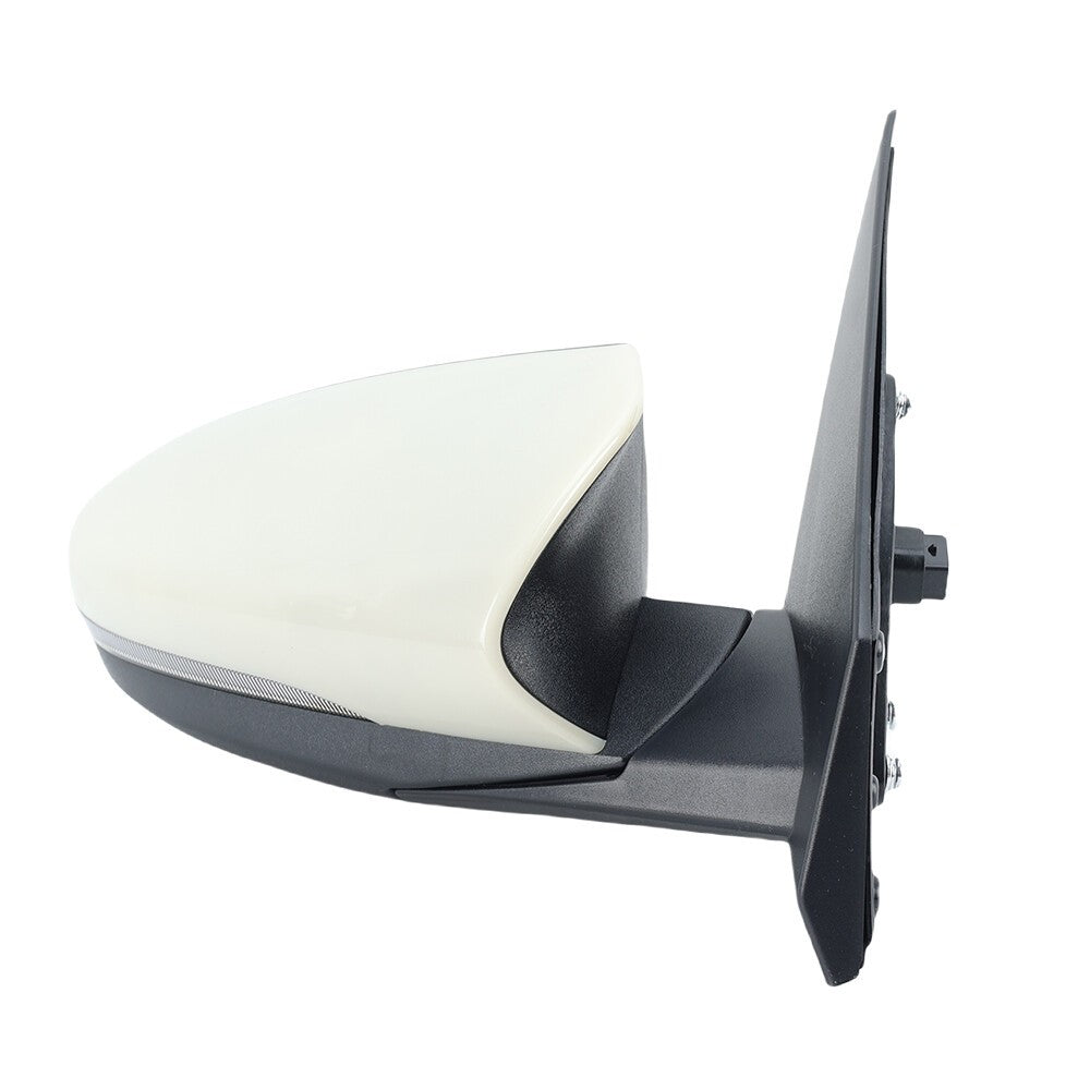 Right Door Wing For Hyundai i20 MK3 2020-2024 Mirror  Primed White Power Driver