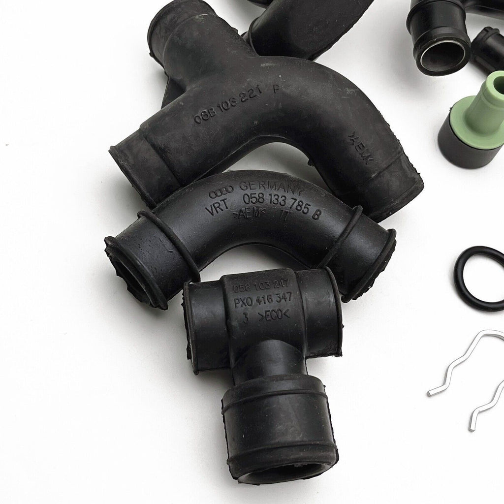 1.8T Crankcase Ventilation Hose Set – PCV Breather Pipe Replacement for VW, Audi