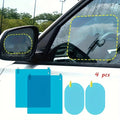 4pcs Car Rearview Mirror Protective Film Side Windows Sticker, Anti Fog Glare UK