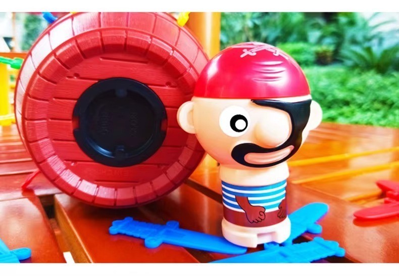 Kid/child Pirate Barrel Game - Pop-Up Jumping Toy | Fun Family Sword Stab Game