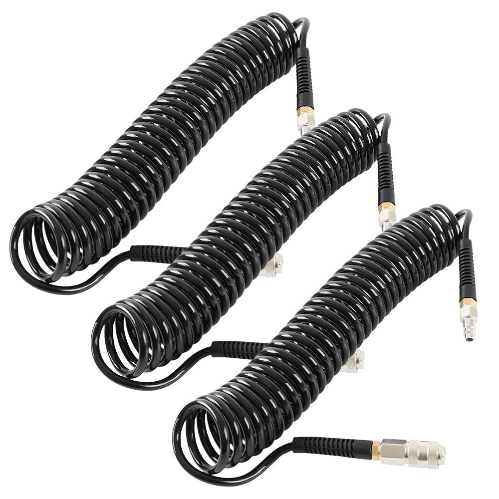 Air Compressor Tool Hose, OD8 X Id5Mm PU Spring Tube Air Pressure Hose Spiral