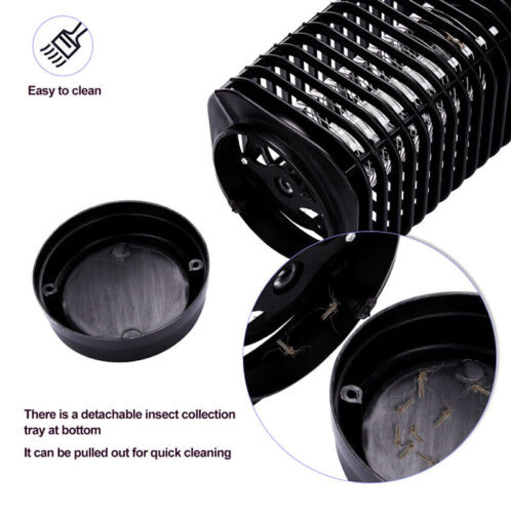2X Electric Fly Bug Mosquito Zapper Insect Killer UV Lamp Indoor Trap Pest
