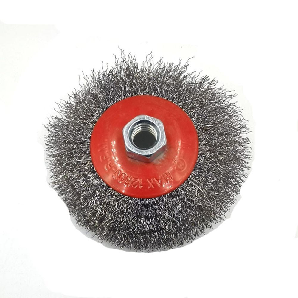 3x Stainless Steel Flat Wire Wheel Cup Brush For 115mm Angle Grinder Universal