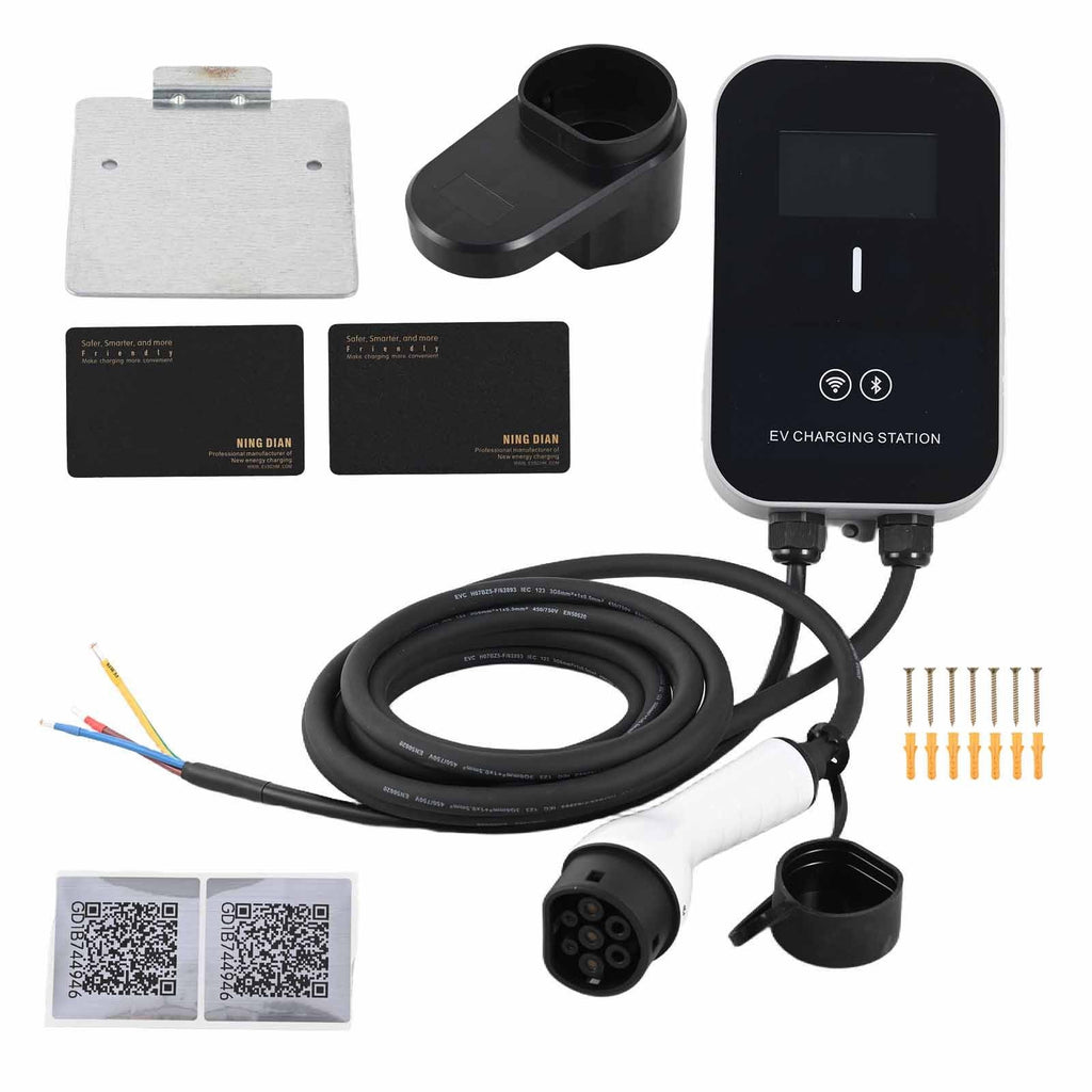 Car Charge Type 2 Electric Car Charging Station 32A 7KW EV Charger With 5M Cable