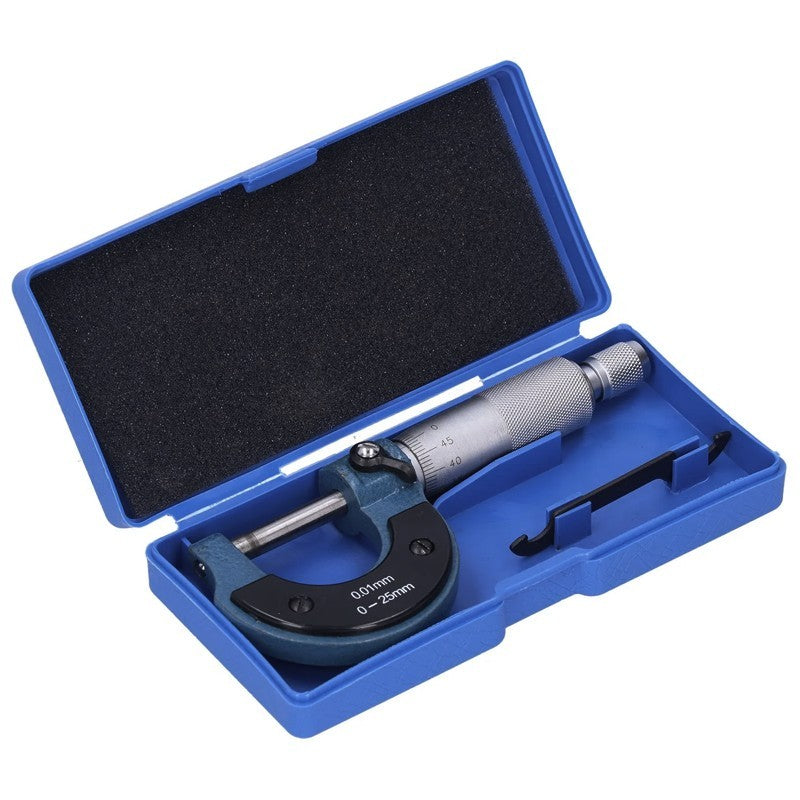 0–25mm Outside Micrometer Caliper Metric Precision Gauge 0.01mm Tool