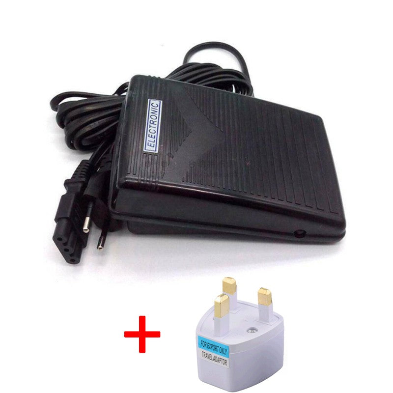 UK Foot Control Pedal 200-240V 50Hz&Power Cord For SINGER Janome Sewing Machine
