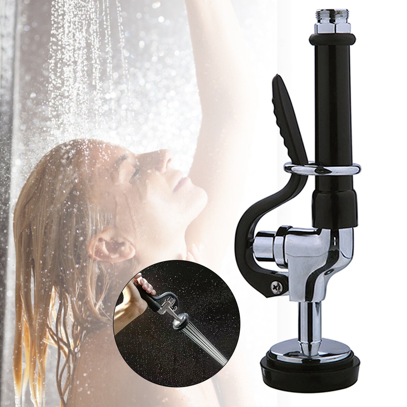 Commercial Restaurant Kitchen Pre-Rinse Faucet Tap Sprayer Spray Head