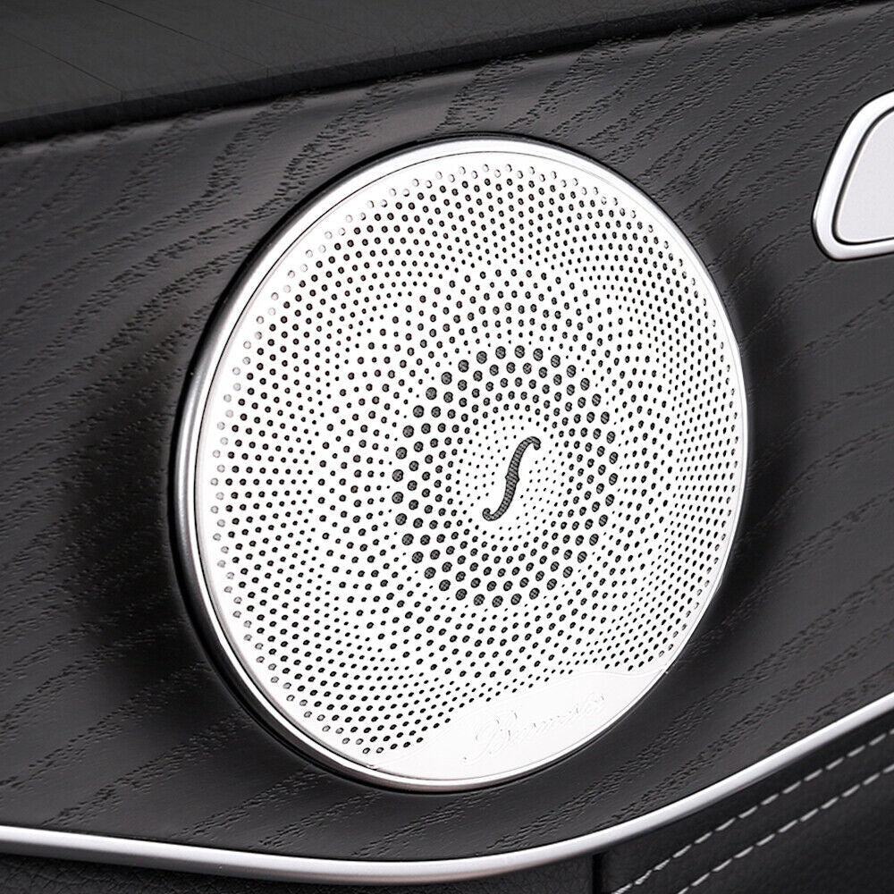 4XCar Door Audio Speaker Cover For Mercedes Benz E/C/GLC Class W213 W205